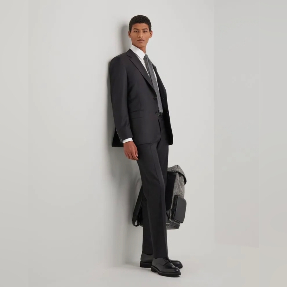 Canali Black Men's Two-Piece Suit